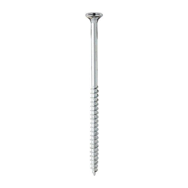 This is an image showing TIMCO Solo Chipboard & Woodscrews - PZ - Double Countersunk - Zinc - 6.0 x 120 - 100 Pieces Box available from T.H Wiggans Ironmongery in Kendal, quick delivery at discounted prices.