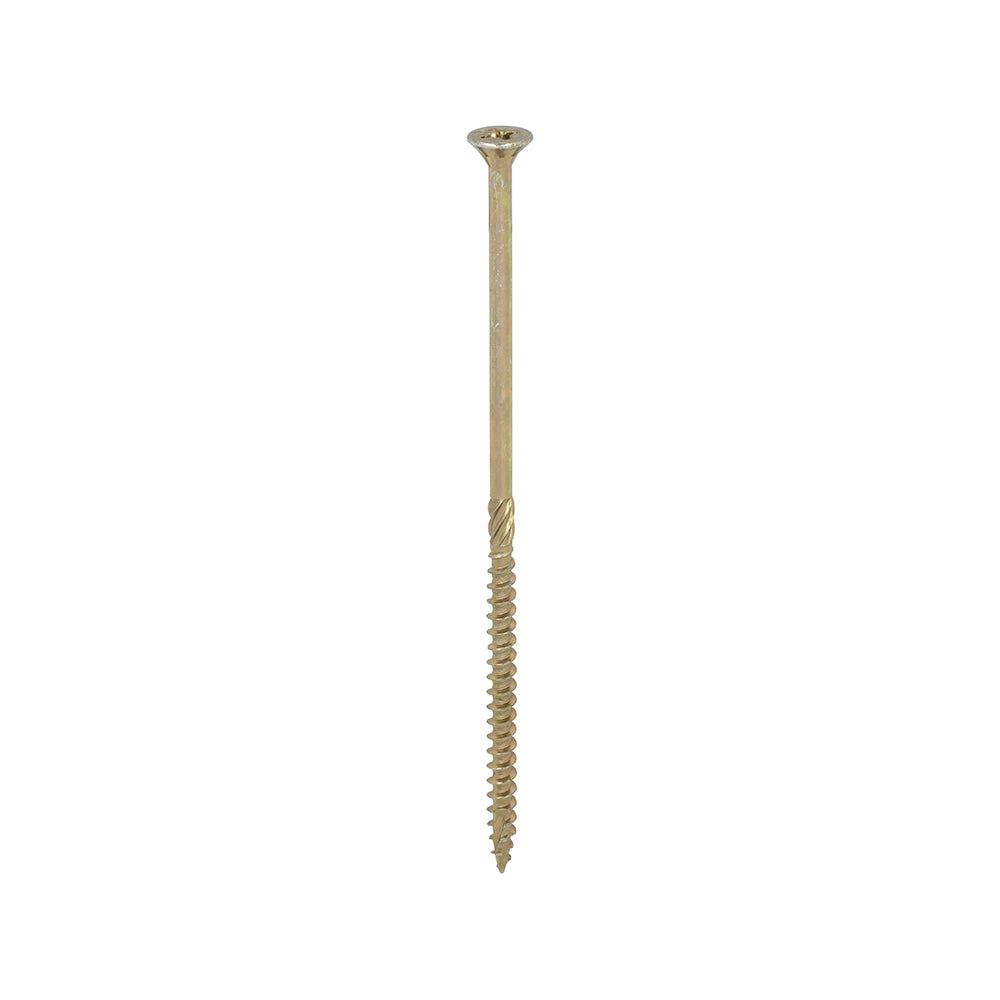 This is an image showing TIMCO C2 Strong-Fix - PZ - Double Countersunk - Twin-Cut - Yellow - 6.0 x 150 - 100 Pieces Box available from T.H Wiggans Ironmongery in Kendal, quick delivery at discounted prices.