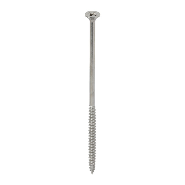 This is an image showing TIMCO Classic Multi-Purpose Screws - PZ - Double Countersunk - A4 Stainless Steel
 - 6.0 x 150 - 100 Pieces Box available from T.H Wiggans Ironmongery in Kendal, quick delivery at discounted prices.