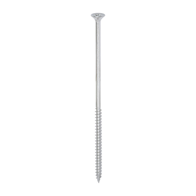 This is an image showing TIMCO Classic Multi-Purpose Screws - PZ - Double Countersunk - A2 Stainless Steel
 - 6.0 x 150 - 100 Pieces Box available from T.H Wiggans Ironmongery in Kendal, quick delivery at discounted prices.