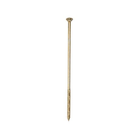 This is an image showing TIMCO Velocity Premium Multi-Use Screws - PZ - Double Countersunk - Yellow
 - 6.0 x 200 - 100 Pieces Box available from T.H Wiggans Ironmongery in Kendal, quick delivery at discounted prices.