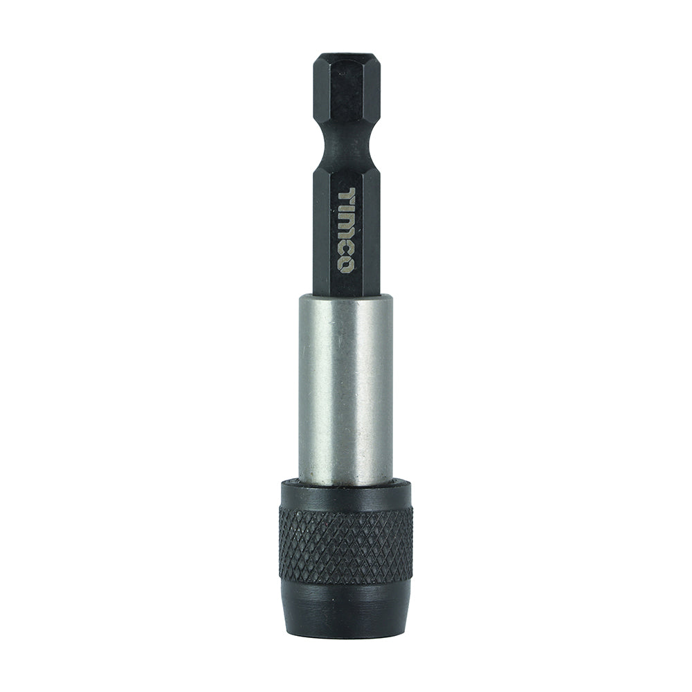 This is an image showing TIMCO Quick Release Magnetic Bit Holder - 1/4 x 60 - 15 Pieces Jar available from T.H Wiggans Ironmongery in Kendal, quick delivery at discounted prices.