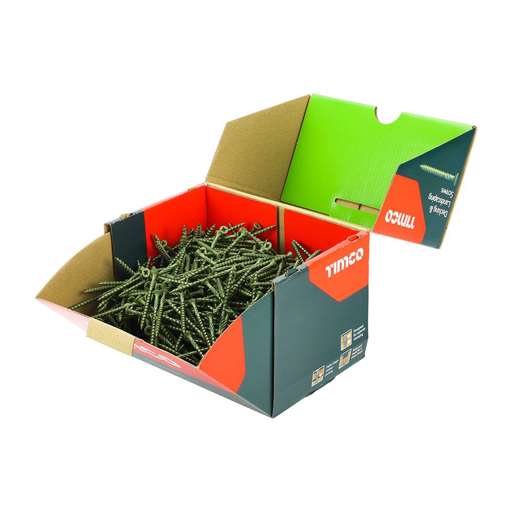 This is an image showing TIMCO TIMCO Decking Industry Pack - 4.5 x 60 - 1000 Pieces Box available from T.H Wiggans Ironmongery in Kendal, quick delivery at discounted prices.