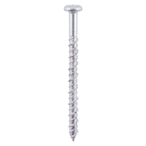 This is an image showing TIMCO Masonry Screws - TX - Pan - Zinc - 6.0 x 100 - 100 Pieces Box available from T.H Wiggans Ironmongery in Kendal, quick delivery at discounted prices.