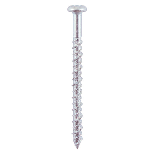 This is an image showing TIMCO Masonry Screws - TX - Pan - Zinc - 6.0 x 60 - 100 Pieces Box available from T.H Wiggans Ironmongery in Kendal, quick delivery at discounted prices.