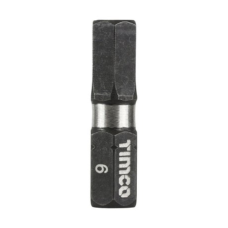 This is an image showing TIMCO Impact Driver Bits - Hex - 6.0 x 25 - 10 Pieces Handy Bit Pack available from T.H Wiggans Ironmongery in Kendal, quick delivery at discounted prices.