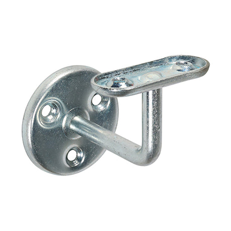 This is an image showing TIMCO Steel Handrail Bracket - Zinc - 63mm - 1 Each Bag available from T.H Wiggans Ironmongery in Kendal, quick delivery at discounted prices.