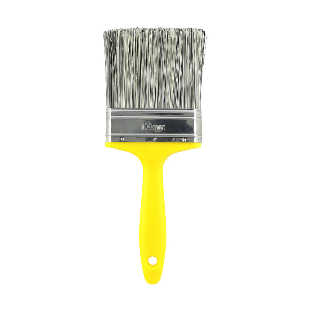 This is an image showing TIMCO Masonry Paint Brush - 100mm - 1 Each Plastic Header available from T.H Wiggans Ironmongery in Kendal, quick delivery at discounted prices.
