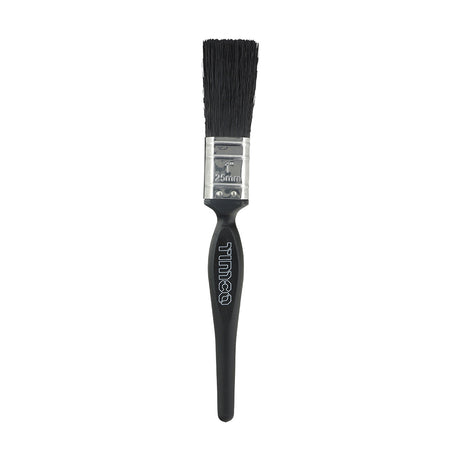 This is an image showing TIMCO Contractors Paint Brush - 1" - 1 Each Plastic Header available from T.H Wiggans Ironmongery in Kendal, quick delivery at discounted prices.