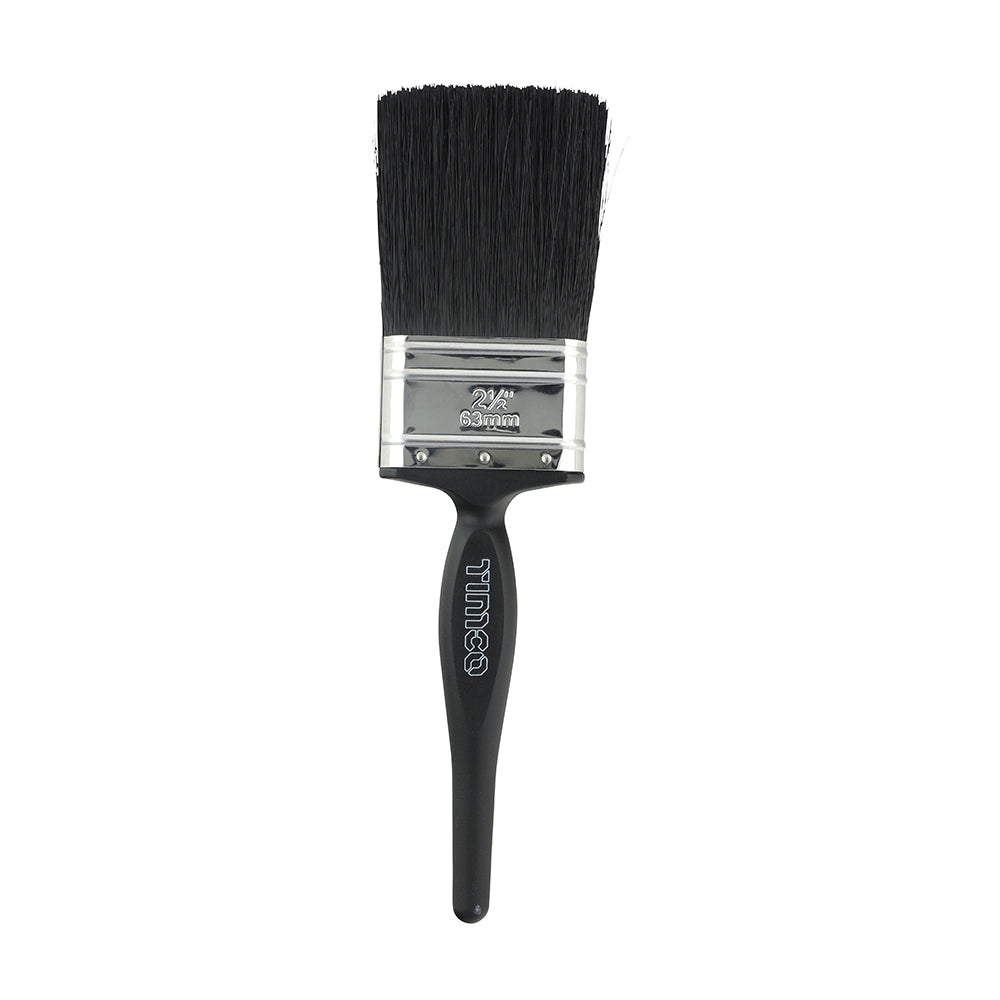 This is an image showing TIMCO Contractors Paint Brush - 2 1/2" - 1 Each Plastic Header available from T.H Wiggans Ironmongery in Kendal, quick delivery at discounted prices.