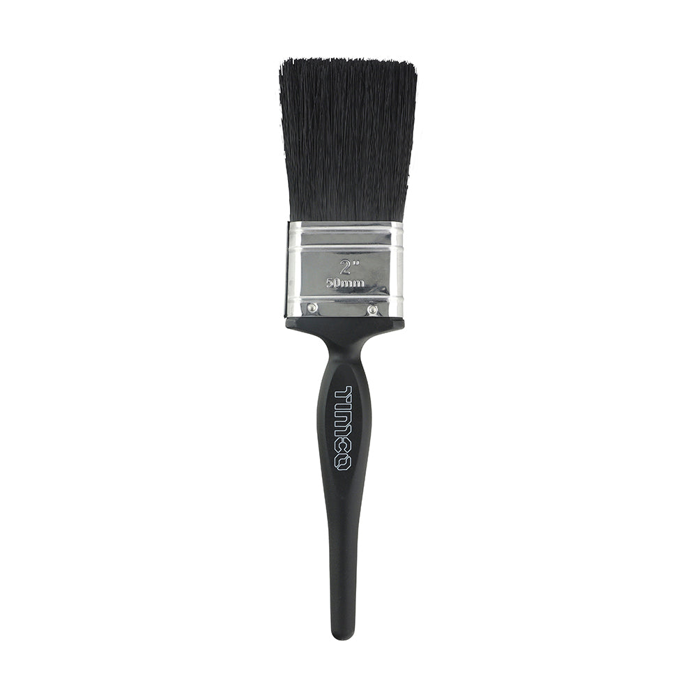 This is an image showing TIMCO Contractors Paint Brush - 2" - 1 Each Plastic Header available from T.H Wiggans Ironmongery in Kendal, quick delivery at discounted prices.