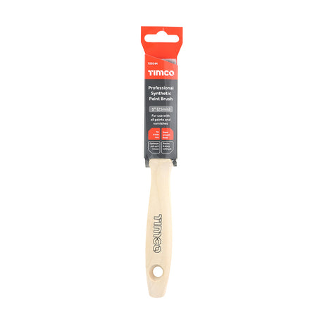 This is an image showing TIMCO Professional Synthetic Paint Brush - 1" - 1 Each Header Card available from T.H Wiggans Ironmongery in Kendal, quick delivery at discounted prices.