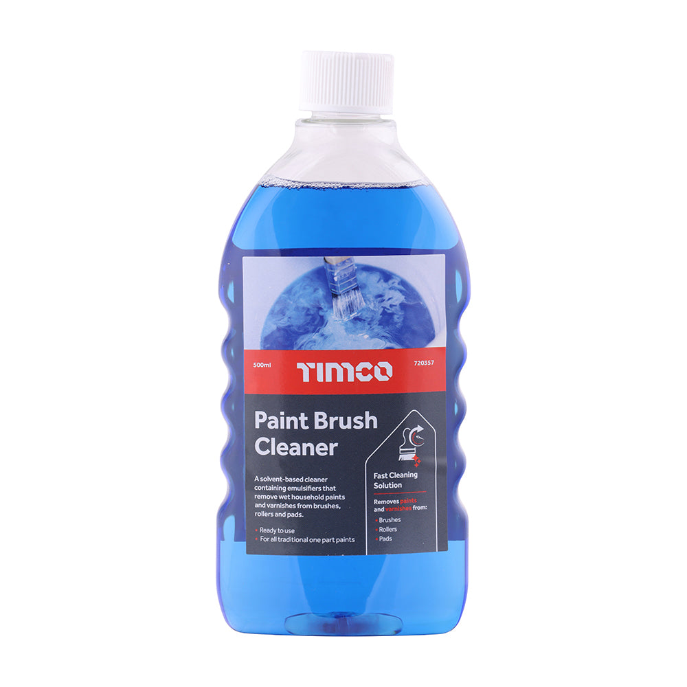 This is an image showing TIMCO Paint Brush Cleaner - 500ml - 1 Each Bottle available from T.H Wiggans Ironmongery in Kendal, quick delivery at discounted prices.