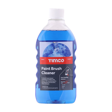 This is an image showing TIMCO Paint Brush Cleaner - 500ml - 1 Each Bottle available from T.H Wiggans Ironmongery in Kendal, quick delivery at discounted prices.