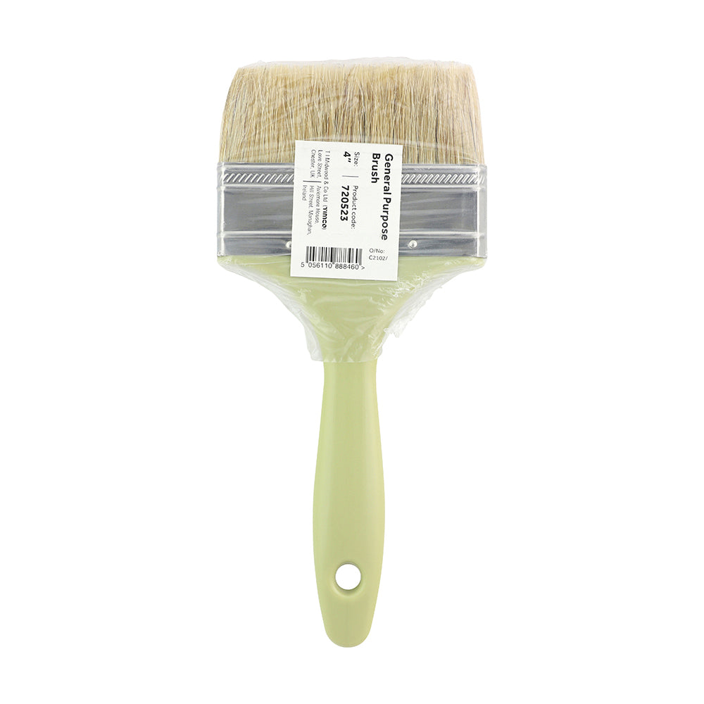 This is an image showing TIMCO General Purpose Brush - 4" - 1 Each Unit available from T.H Wiggans Ironmongery in Kendal, quick delivery at discounted prices.