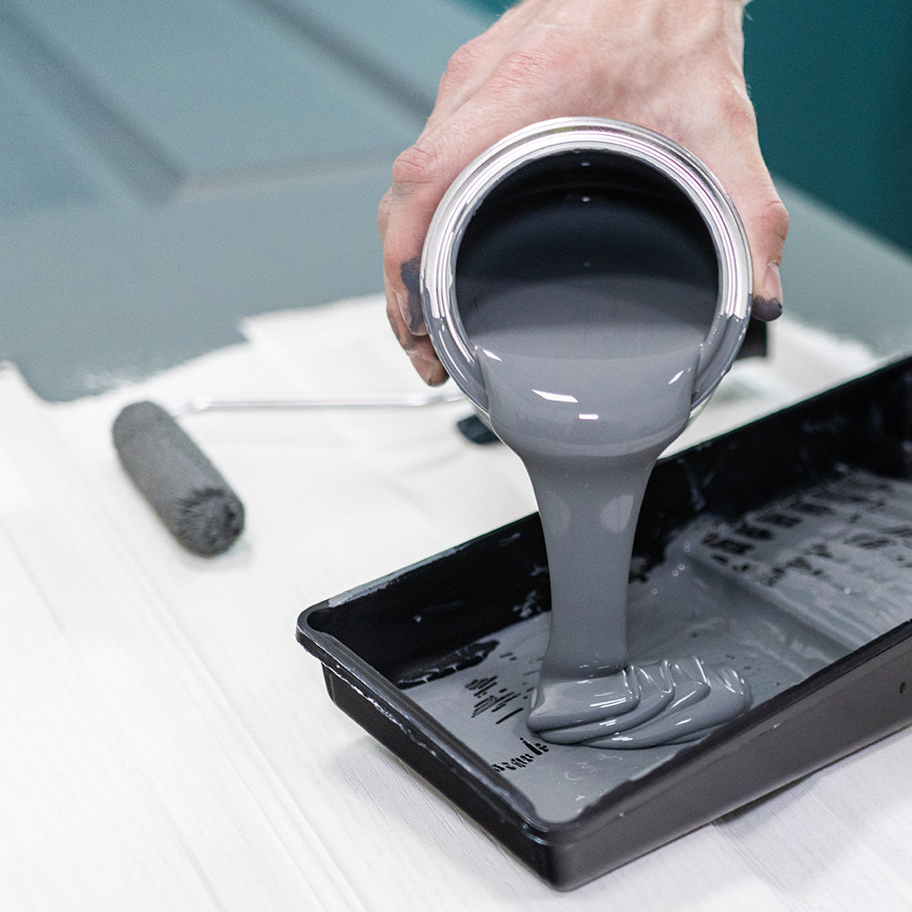 This is an image showing TIMCO Mini Plastic Roller Tray - 4" - 1 Each Unit available from T.H Wiggans Ironmongery in Kendal, quick delivery at discounted prices.