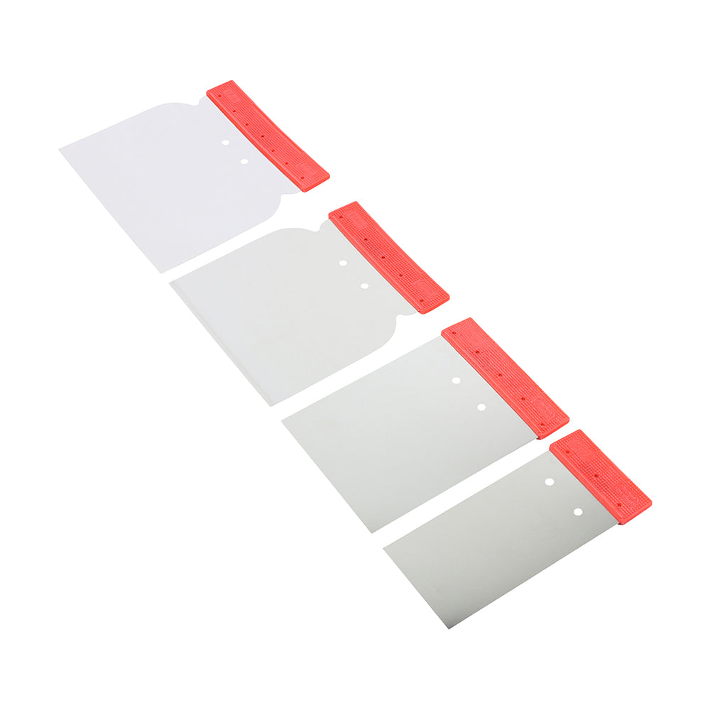 This is an image showing TIMCO Surface Preparation Filling Knives Set - 4pcs - 4 Pieces Bag available from T.H Wiggans Ironmongery in Kendal, quick delivery at discounted prices.