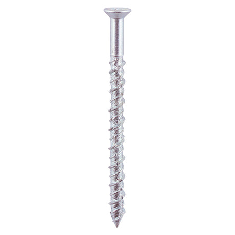 This is an image showing TIMCO Masonry Screws - TX - Countersunk - Zinc - 6.0 x 80 - 8 Pieces TIMpac available from T.H Wiggans Ironmongery in Kendal, quick delivery at discounted prices.