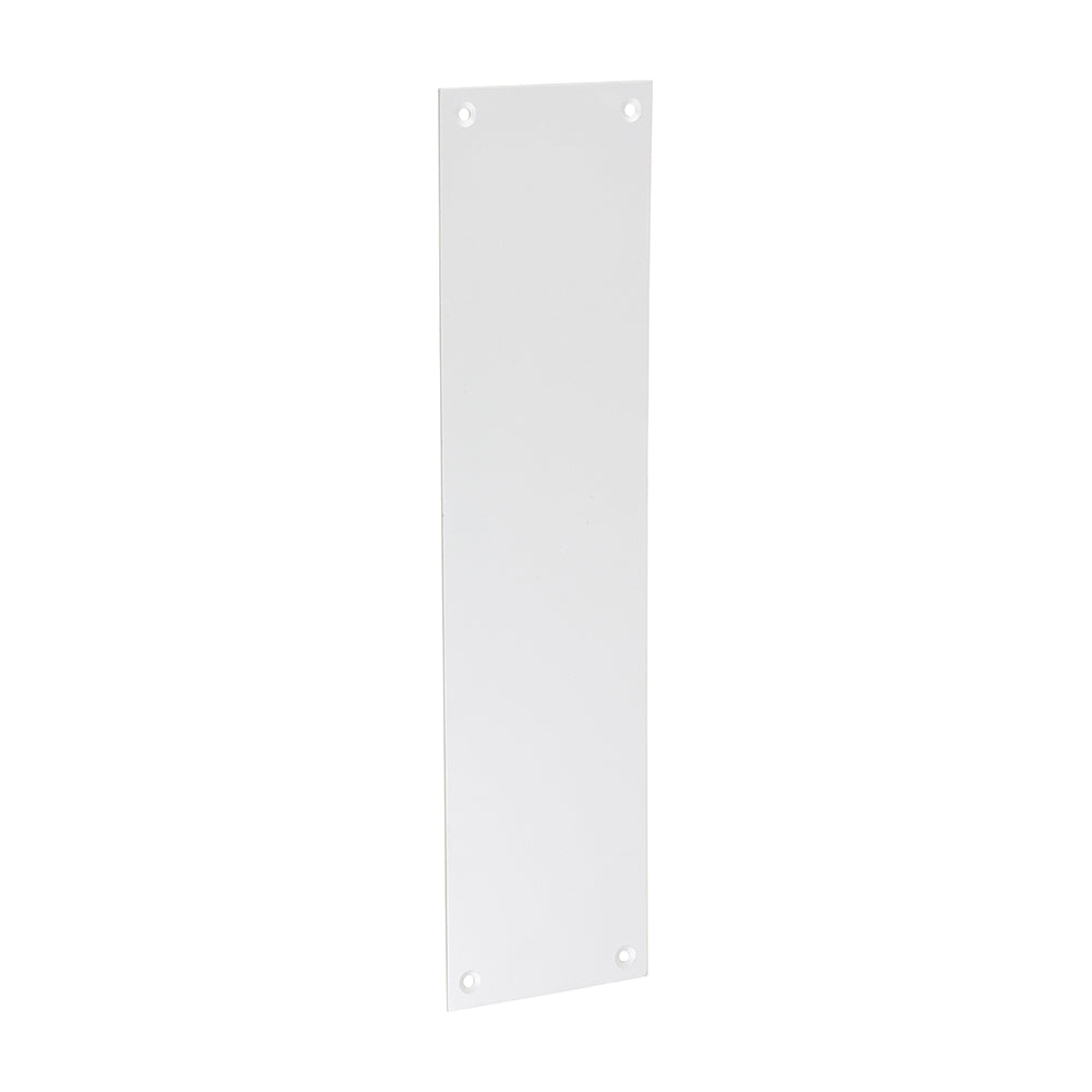This is an image showing TIMCO Finger Plate - Satin Anodised Aluminium - 305 x 76 - 1 Each Bag available from T.H Wiggans Ironmongery in Kendal, quick delivery at discounted prices.