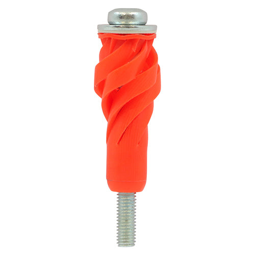 This is an image showing TIMCO Stella Fixings - TX - Pan - Red - M5 x 55 - 4 Pieces TIMpac available from T.H Wiggans Ironmongery in Kendal, quick delivery at discounted prices.