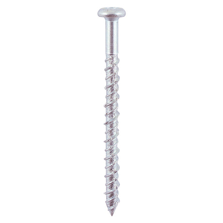 This is an image showing TIMCO Masonry Screws - TX - Pan - Zinc - 6.0 x 60 - 10 Pieces TIMpac available from T.H Wiggans Ironmongery in Kendal, quick delivery at discounted prices.