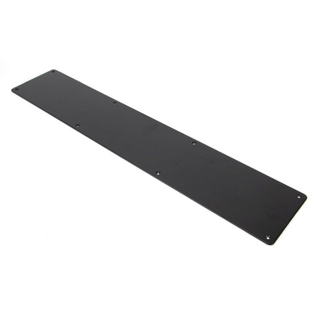 This is an image of From The Anvil - Black 780mm x 150mm Kick Plate available to order from T.H Wiggans Architectural Ironmongery in Kendal, quick delivery and discounted prices.