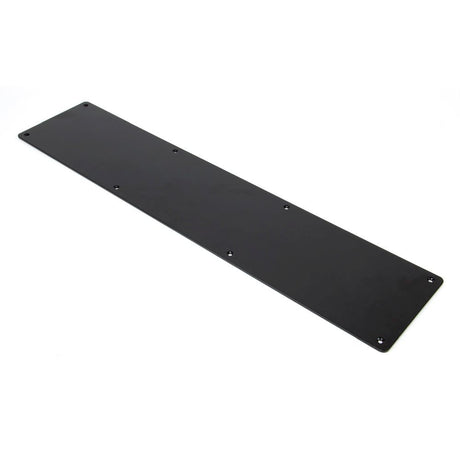 This is an image of From The Anvil - Black 700mm x 150mm Kick Plate available to order from T.H Wiggans Architectural Ironmongery in Kendal, quick delivery and discounted prices.