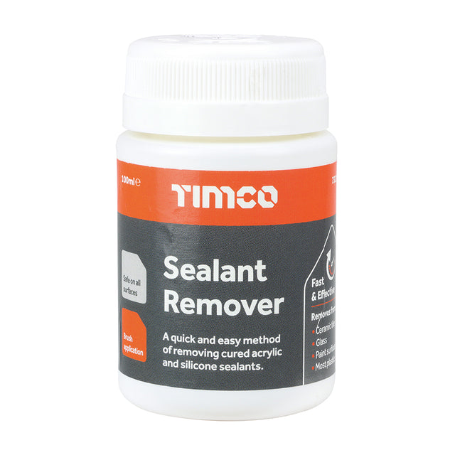 This is an image showing TIMCO Sealant Remover - 100ml - 1 Each Bottle available from T.H Wiggans Ironmongery in Kendal, quick delivery at discounted prices.