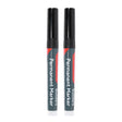 This is an image showing TIMCO Builders Permanent Markers - Chisel Tip - Black - Chisel Tip - 2 Pieces Blister Pack available from T.H Wiggans Ironmongery in Kendal, quick delivery at discounted prices.