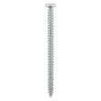 This is an image showing TIMCO Concrete Screws - TX - Pan - Zinc - 7.5 x 120 - 100 Pieces Box available from T.H Wiggans Ironmongery in Kendal, quick delivery at discounted prices.