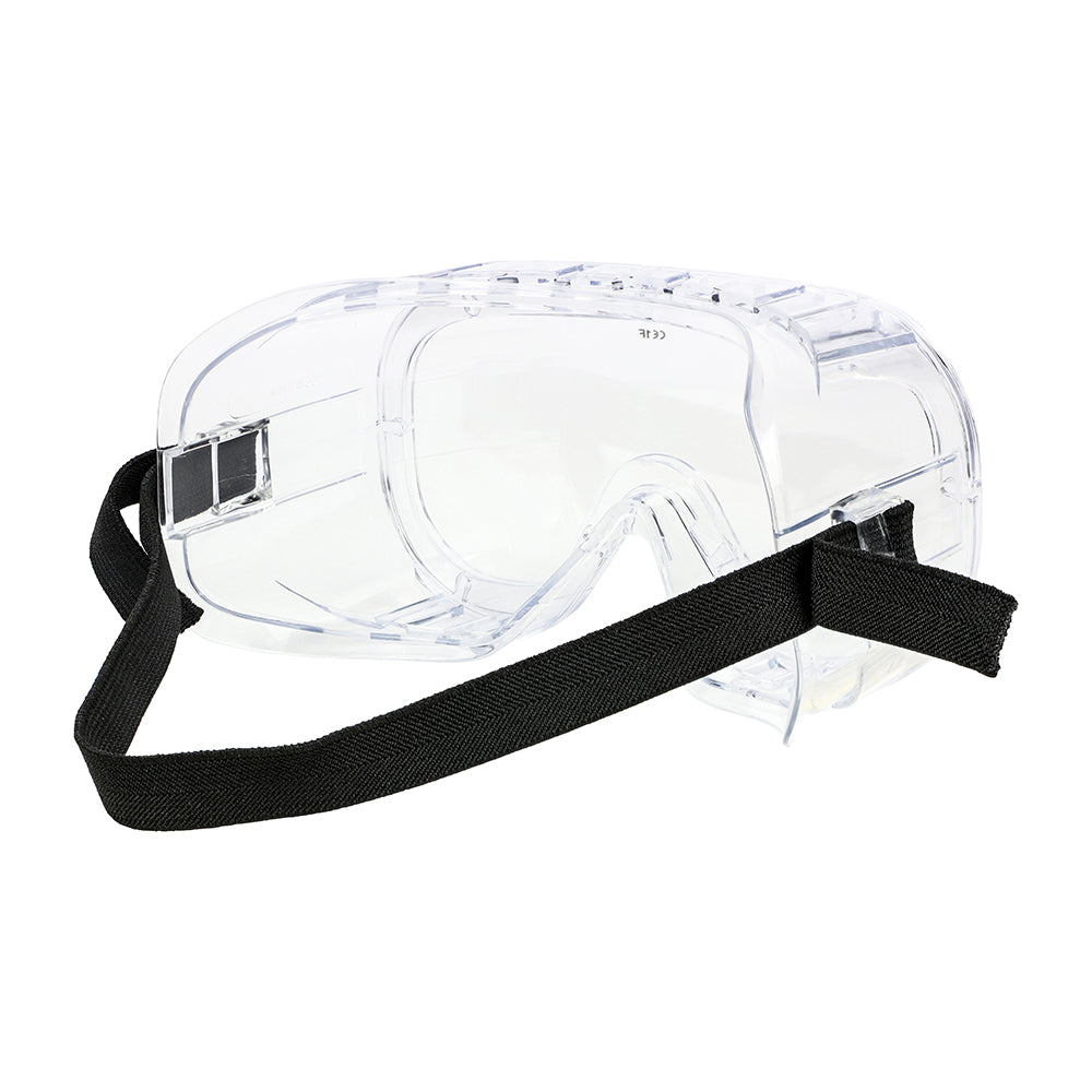 This is an image showing TIMCO Standard Safety Goggles - Clear - One Size - 1 Each Bag available from T.H Wiggans Ironmongery in Kendal, quick delivery at discounted prices.