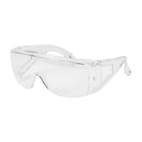 This is an image showing TIMCO Overspecs Safety Glasses - Clear - One Size - 1 Each Bag available from T.H Wiggans Ironmongery in Kendal, quick delivery at discounted prices.