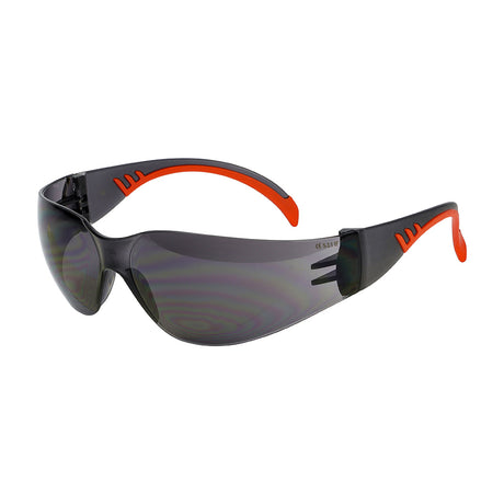 This is an image showing TIMCO Comfort Safety Glasses - Smoke - One Size - 1 Each Bag available from T.H Wiggans Ironmongery in Kendal, quick delivery at discounted prices.