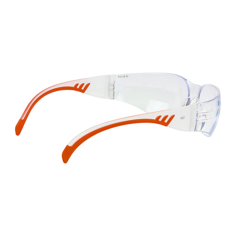 This is an image showing TIMCO Comfort Safety Glasses - Clear - One Size - 1 Each Bag available from T.H Wiggans Ironmongery in Kendal, quick delivery at discounted prices.