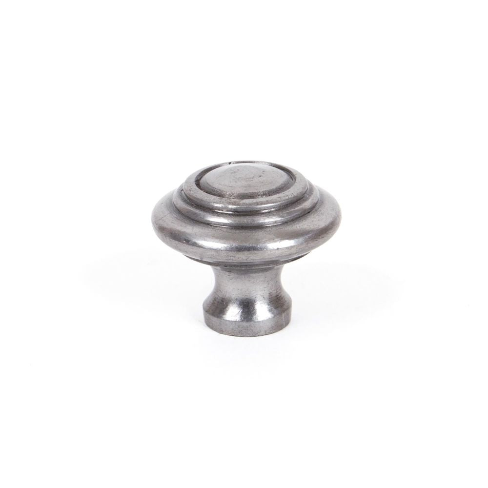 This is an image showing From The Anvil - Natural Smooth Ringed Cabinet Knob - Small available from T.H Wiggans Architectural Ironmongery in Kendal, quick delivery and discounted prices
