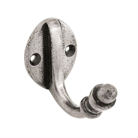 This is an image showing From The Anvil - Natural Smooth Coat Hook available from T.H Wiggans Architectural Ironmongery in Kendal, quick delivery and discounted prices