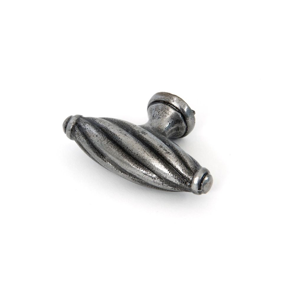 This is an image showing From The Anvil - Natural Smooth Cabinet Handle available from T.H Wiggans Architectural Ironmongery in Kendal, quick delivery and discounted prices