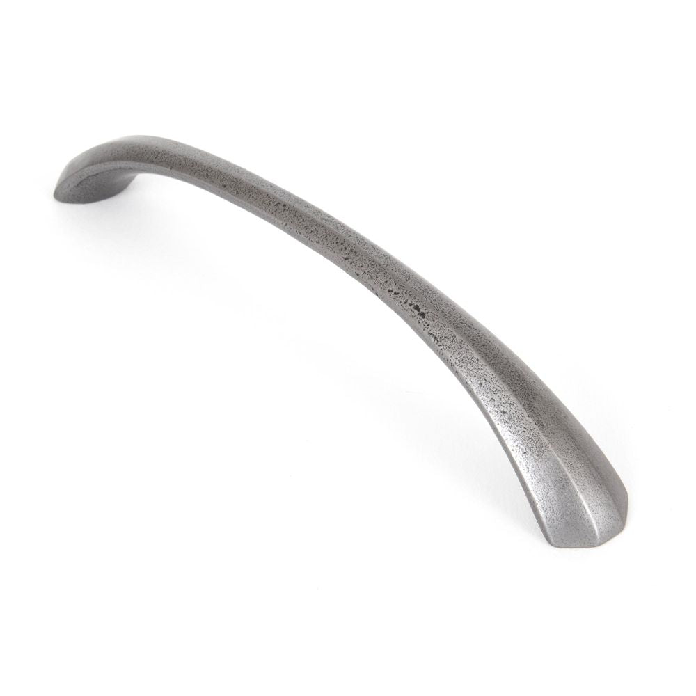 This is an image showing From The Anvil - Natural Smooth 7" Shell Pull Handle available from T.H Wiggans Architectural Ironmongery in Kendal, quick delivery and discounted prices