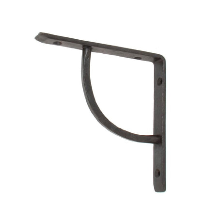 This is an image showing From The Anvil - Beeswax 6'' x 6'' Plain Shelf Bracket available from T.H Wiggans Architectural Ironmongery in Kendal, quick delivery and discounted prices