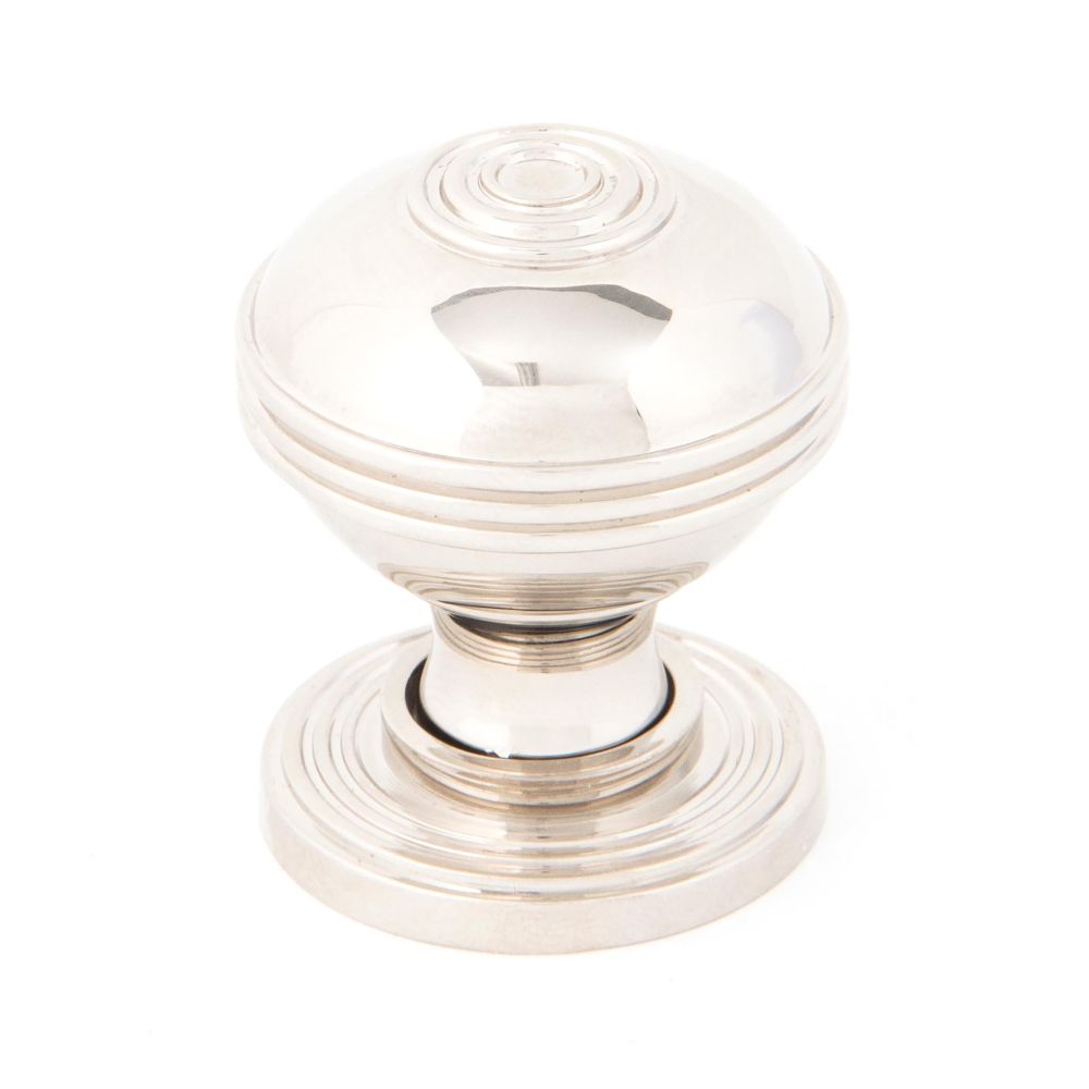This is an image showing From The Anvil - Polished Nickel Prestbury Cabinet Knob 32mm available from T.H Wiggans Architectural Ironmongery in Kendal, quick delivery and discounted prices