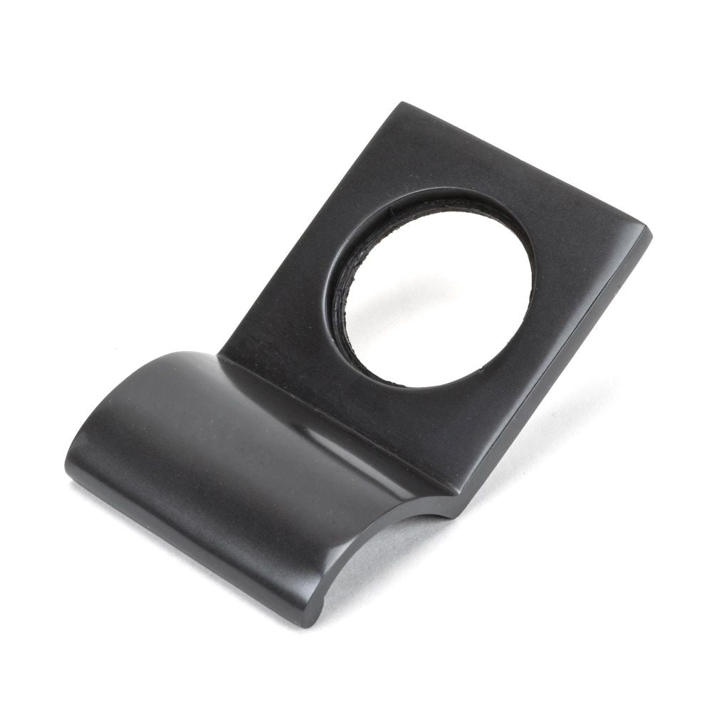 This is an image of From The Anvil - Aged Bronze Rim Cylinder Pull available to order from T.H Wiggans Architectural Ironmongery in Kendal, quick delivery and discounted prices.