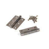 This is an image showing From The Anvil - Aged Bronze 3" Ball Bearing Butt Hinge (pair) ss available from T.H Wiggans Architectural Ironmongery, quick delivery and discounted prices