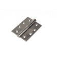 This is an image showing From The Anvil - Aged Bronze 4" Ball Bearing Butt Hinge (pair) ss available from T.H Wiggans Architectural Ironmongery in Kendal, quick delivery and discounted prices