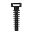 This is an image showing TIMCO Cable Tie Plugs - Black - 8.0 x 40 - 100 Pieces Bag available from T.H Wiggans Ironmongery in Kendal, quick delivery at discounted prices.