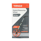 This is an image showing TIMCO Measuring Wheel - Digital - Up to 100,000m - 1 Each Box available from T.H Wiggans Ironmongery in Kendal, quick delivery at discounted prices.