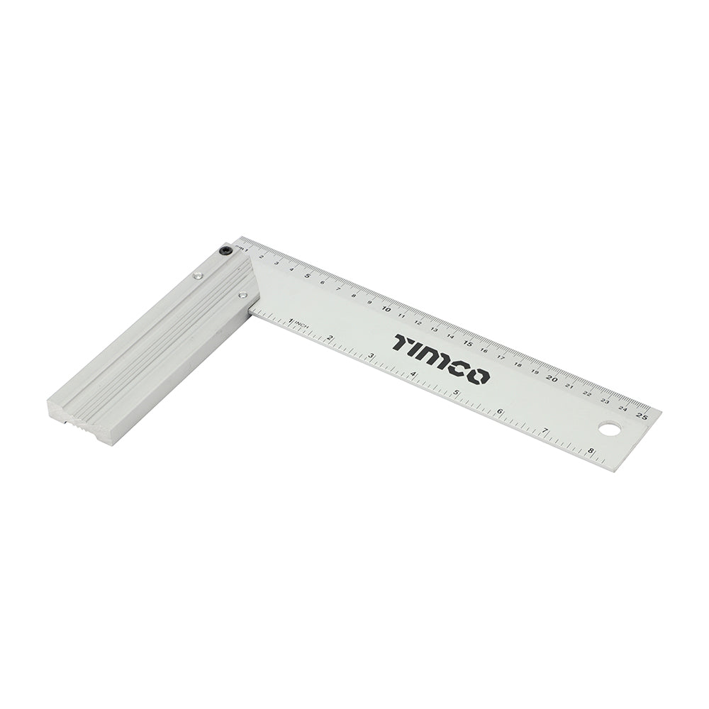 This is an image showing TIMCO Try Square - 250mm - 1 Each Backing Card available from T.H Wiggans Ironmongery in Kendal, quick delivery at discounted prices.