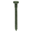 This is an image showing TIMCO Coach Screws - Hex - Exterior - Green - 8.0 x 75 - 10 Pieces Bag available from T.H Wiggans Ironmongery in Kendal, quick delivery at discounted prices.