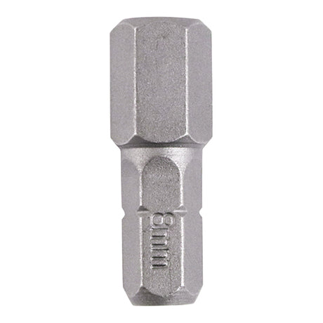 This is an image showing TIMCO S2 Driver Bits - HX - 8.0 x 25 - 2 Pieces Blister Pack available from T.H Wiggans Ironmongery in Kendal, quick delivery at discounted prices.