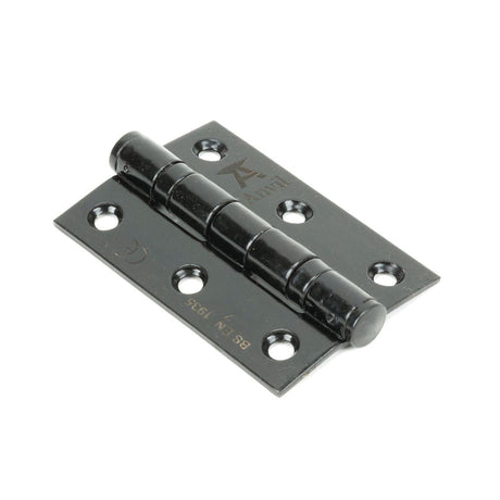 This is an image showing From The Anvil - Black 3" Ball Bearing Butt Hinge (Pair) ss available from T.H Wiggans Architectural Ironmongery in Kendal, quick delivery and discounted prices