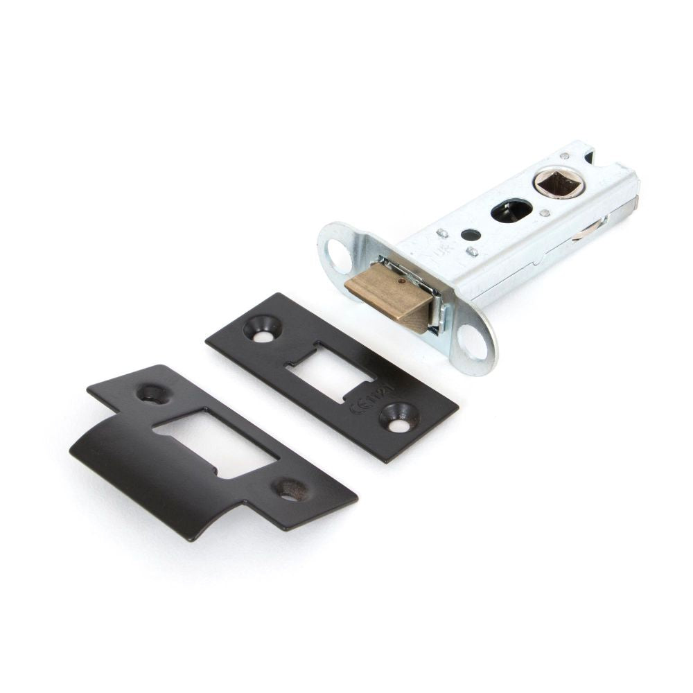 This is an image showing From The Anvil - Black 3" Heavy Duty Latch available from T.H Wiggans Architectural Ironmongery in Kendal, quick delivery and discounted prices